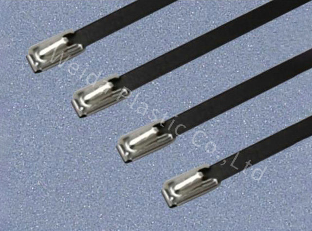 Stainless Steel Cable Ties-ball Lock Epoxy Coated Tie